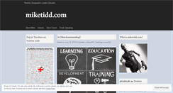 Desktop Screenshot of miketidd.com